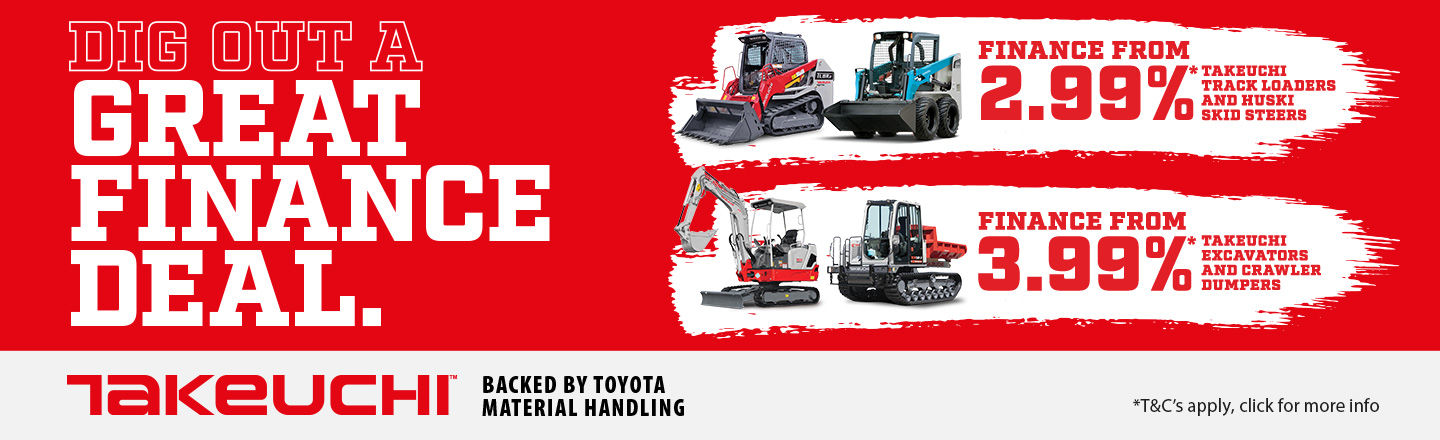 Takeuchi and Huski Finance Offer 2026